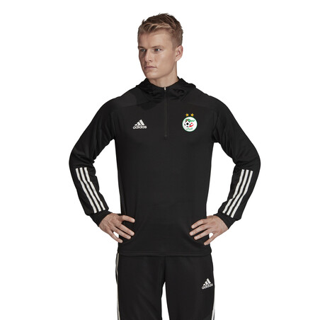 Sweat zippé à capuche Algérie noir 2020