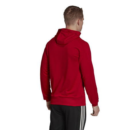 Sweat zippé à capuche Algérie rouge 2020