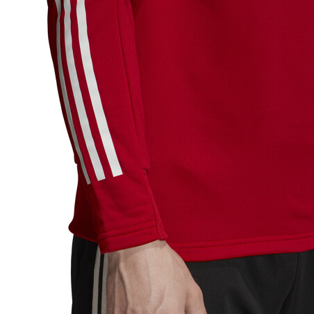Sweat zippé à capuche Algérie rouge 2020