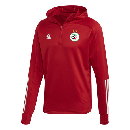 Sweat zippé à capuche Algérie rouge 2020