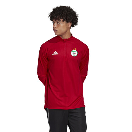 Sweat zippé Algérie rouge 2020
