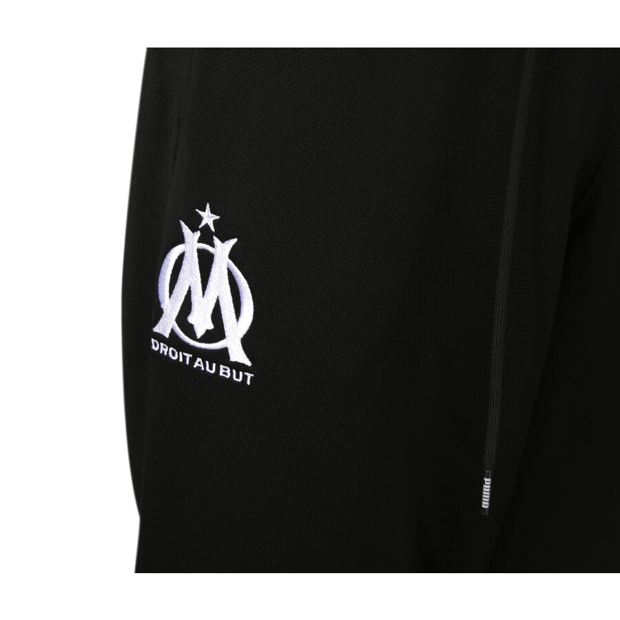 Pantalon survetement OM Iconic noir bleu 2020 21 sur Foot