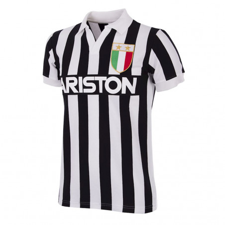 Maillot Copa Juventus domicile 1984 - 85 Rétro