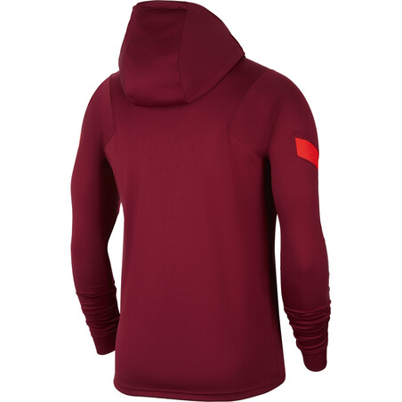 Veste survêtement à capuche Liverpool rouge 2021/22