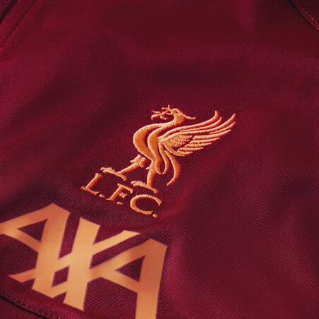 Veste survêtement à capuche Liverpool rouge 2021/22
