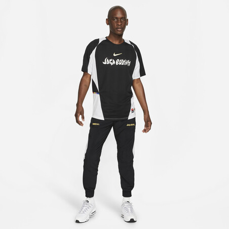 Pantalon survêtement Nike "Joga Bonito" microfibre noir blanc