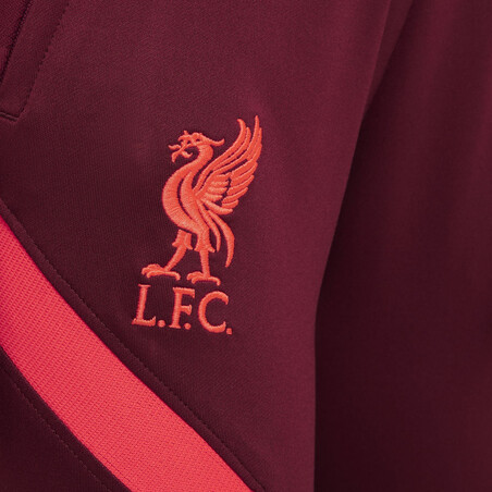 Pantalon survêtement junior Liverpool rouge 2021/22