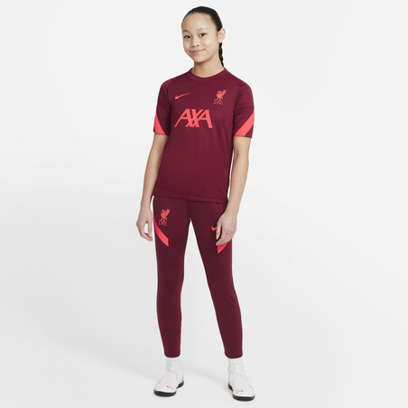 Pantalon survêtement junior Liverpool rouge 2021/22