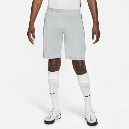 Short entraînement Nike Academy gris bleu