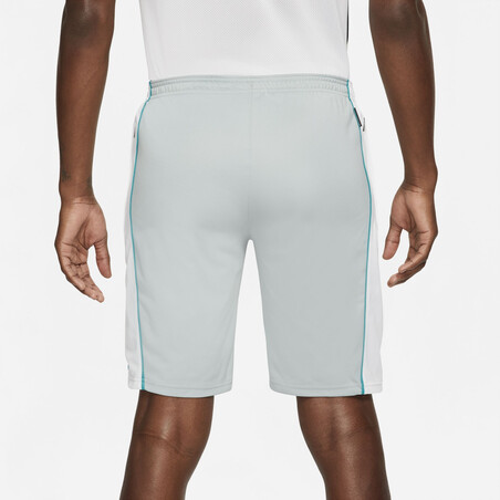 Short entraînement Nike Academy gris bleu