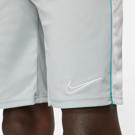 Short entraînement Nike Academy gris bleu