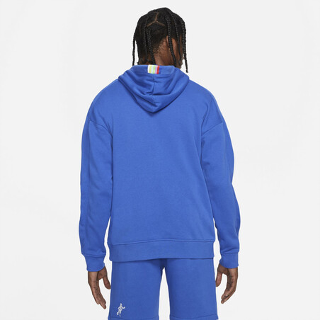 Sweat à capuche Nike Joga Bonito bleu