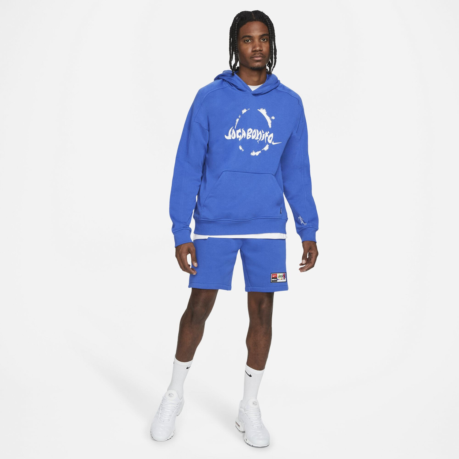 Sweat à Capuche Homme Apana Yoga Bleu Texture Taille L - Neuf Avec étiquettes - Idéal Sport Et Détente