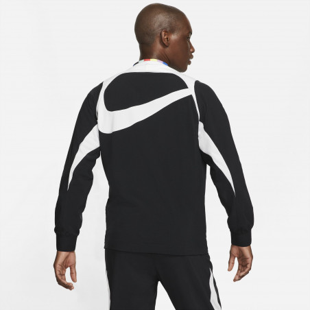 Veste survêtement Nike "Joga Bonito" microfibre noir blanc