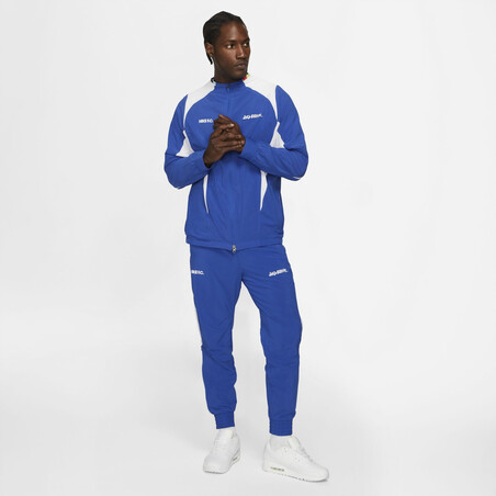 Pantalon survêtement Nike "Joga Bonito" microfibre bleu blanc