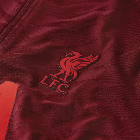 Sweat zippé Liverpool Strike Elite rouge 2021/22