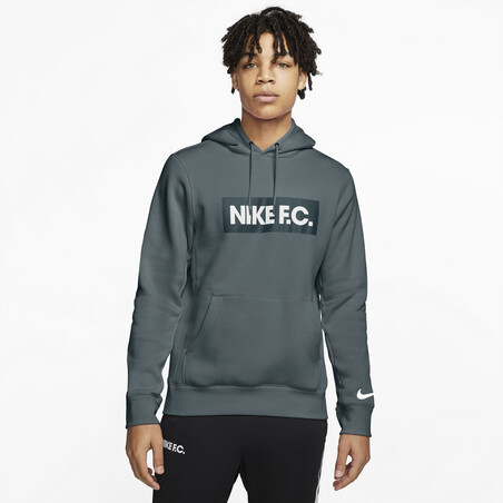 Sweat à capuche Nike F.C. vert