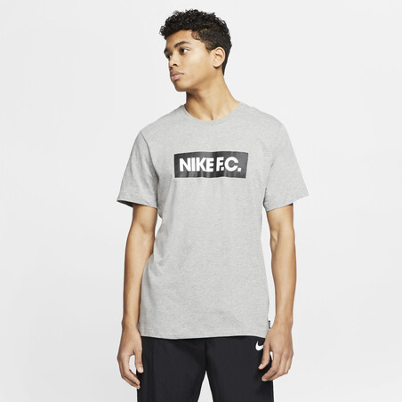 T-shirt Nike F.C. gris