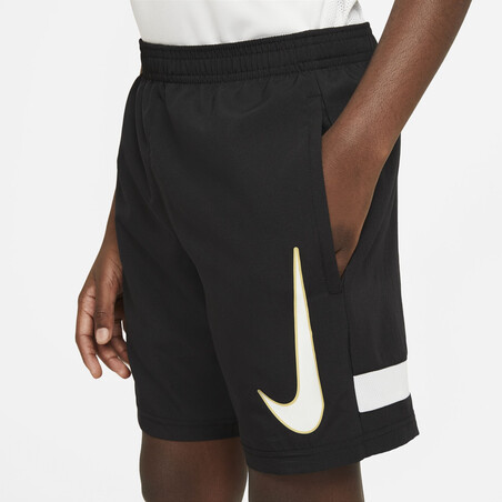 Short entraînement junior Nike Academy GX noir blanc