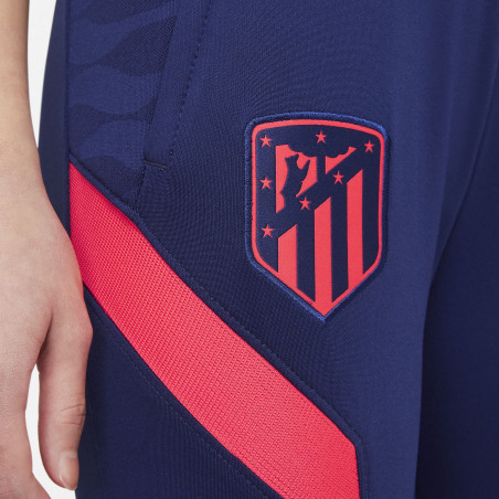 Pantalon survêtement junior Atlético Madrid Strike bleu rouge 2021/22