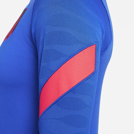 Sweat zippé junior Atlético Madrid Strike bleu rouge 2021/22