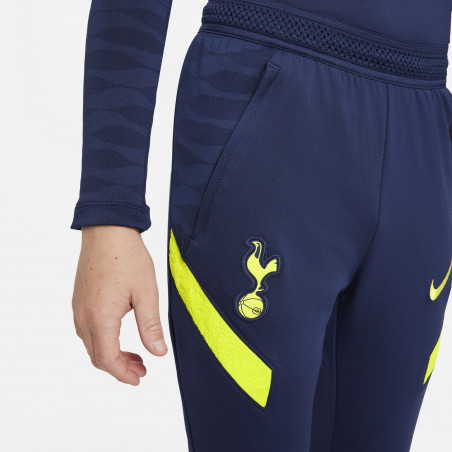 Pantalon survêtement junior Tottenham Strike bleu jaune 2021/22