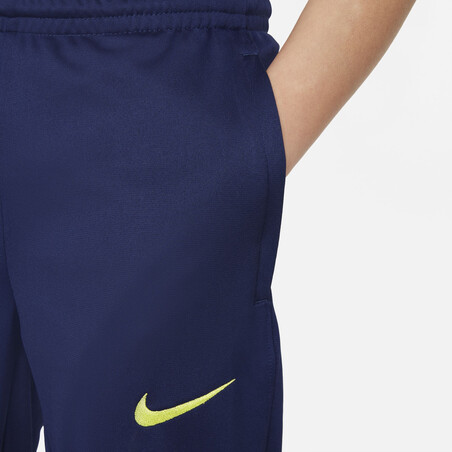 Ensemble survêtement junior Tottenham bleu jaune 2021/22