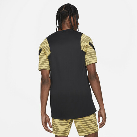 Maillot entraînement Nike Strike noir jaune