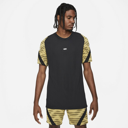 Maillot entraînement Nike Strike noir jaune