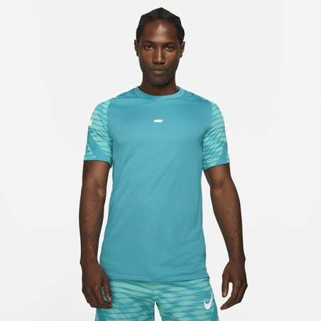 Maillot entraînement Nike Strike bleu vert