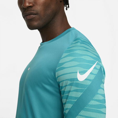 Maillot entraînement Nike Strike bleu vert