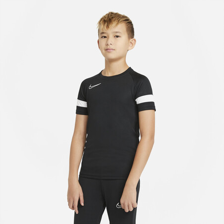 Maillot entraînement junior Nike Academy noir blanc