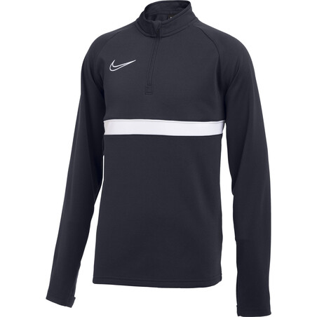 Sweat zippé junior Nike Academy bleu foncé