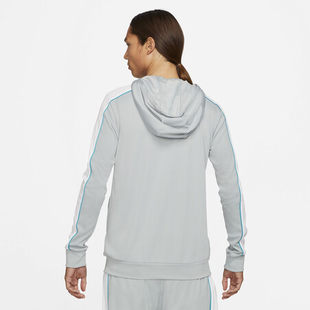 Sweat à capuche Nike Academy gris bleu