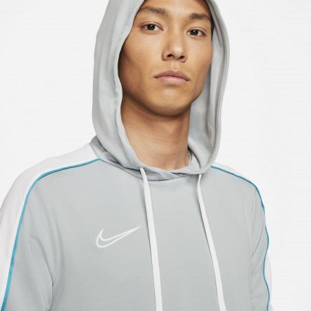 Sweat à capuche Nike Academy gris bleu