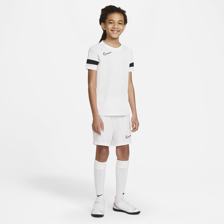 Maillot entraînement junior Nike Academy blanc noir