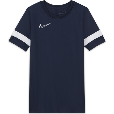 Maillot entraînement junior Nike Academy bleu foncé blanc