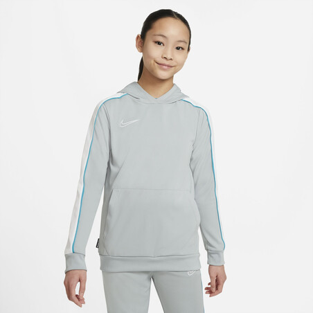 Sweat à capuche junior Nike Academy gris bleu