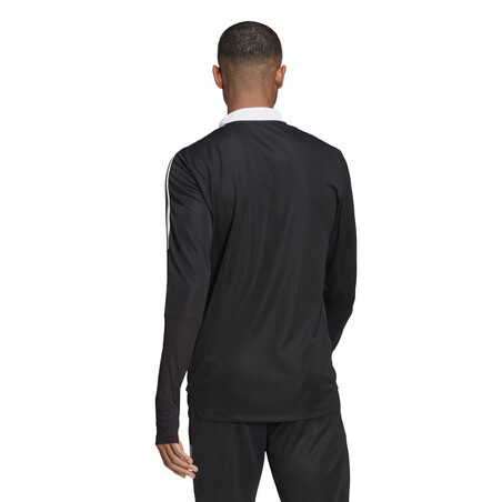 Sweat zippé adidas noir blanc