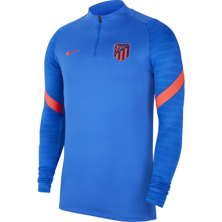 Sweat zippé Atlético Madrid Strike bleu rouge 2021/22