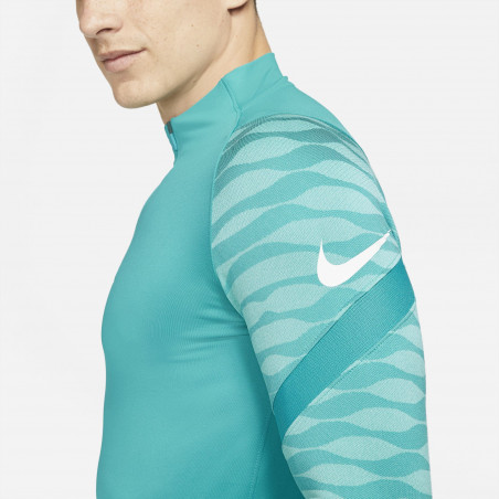 Sweat zippé Nike Strike bleu vert