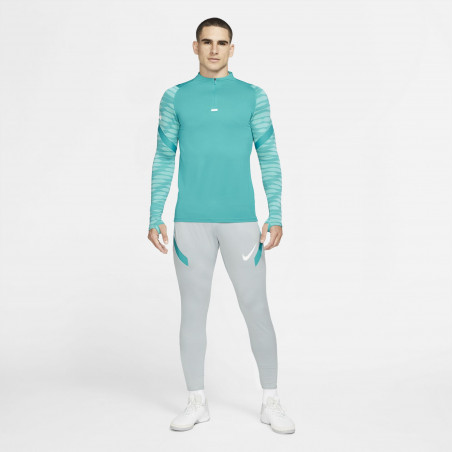 Sweat zippé Nike Strike bleu vert