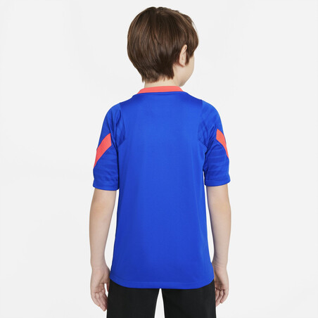 Maillot entraînement junior Atlético Madrid bleu rouge 2021/22