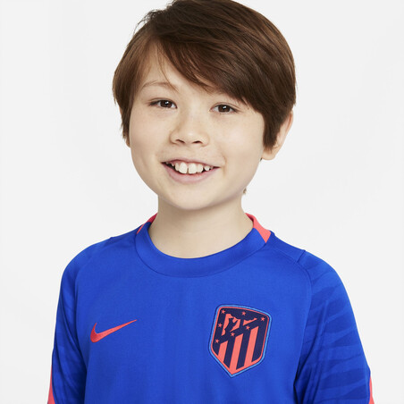 Maillot entraînement junior Atlético Madrid bleu rouge 2021/22