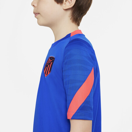 Maillot entraînement junior Atlético Madrid bleu rouge 2021/22