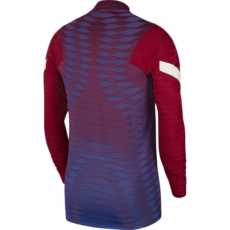 Sweat zippé FC Barcelone Strike Elite rouge bleu 2021/22