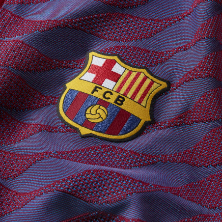 Sweat zippé FC Barcelone Strike Elite rouge bleu 2021/22