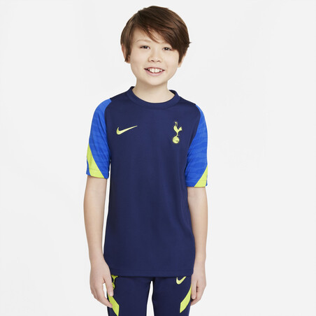 Maillot entraînement junior Tottenham Strike bleu jaune 2021/22