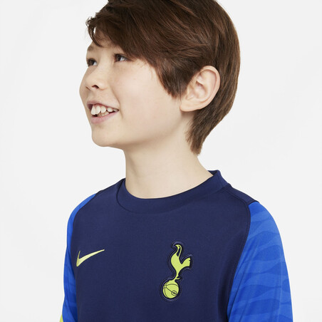 Maillot entraînement junior Tottenham Strike bleu jaune 2021/22