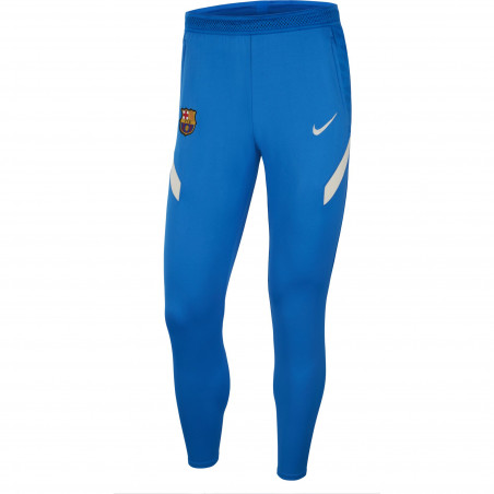 Pantalon survêtement FC Barcelone Strike bleu blanc 2021/22